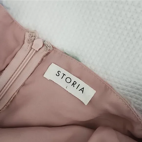 STORIA STACY SEQUIN BABYDOLL DRESS excellent condition - Picture 4 of 15